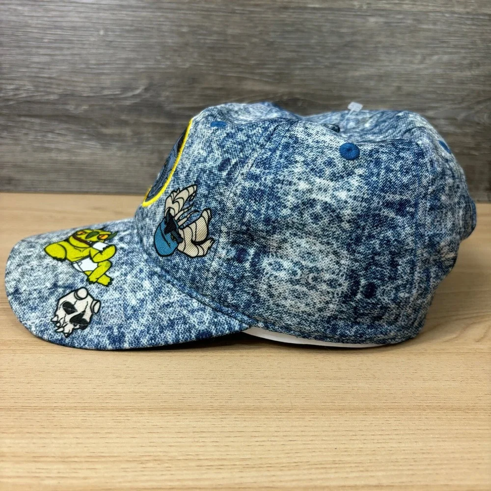 Trollhunters Hat Cap Strap Back Youth Blue Dreamworks Lightweght Adjustable Boys
